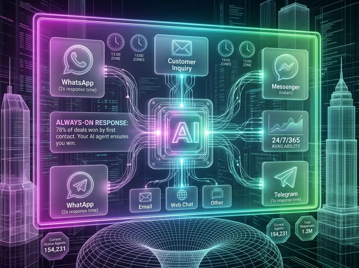 AI Business Agent — 24/7 instant customer engagement and inquiry response for local service businesses