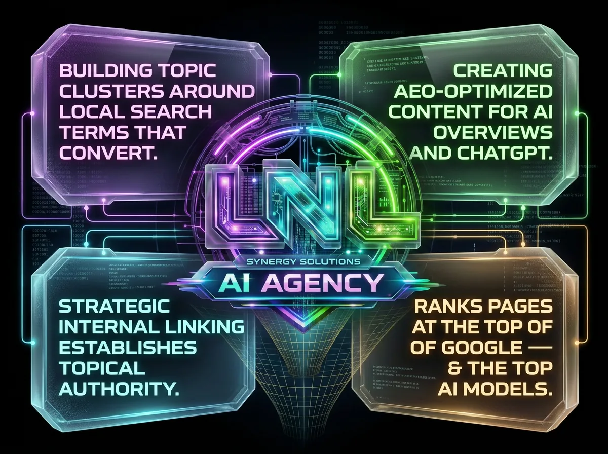 Local SEO content strategy and topic clusters for ranking in local search