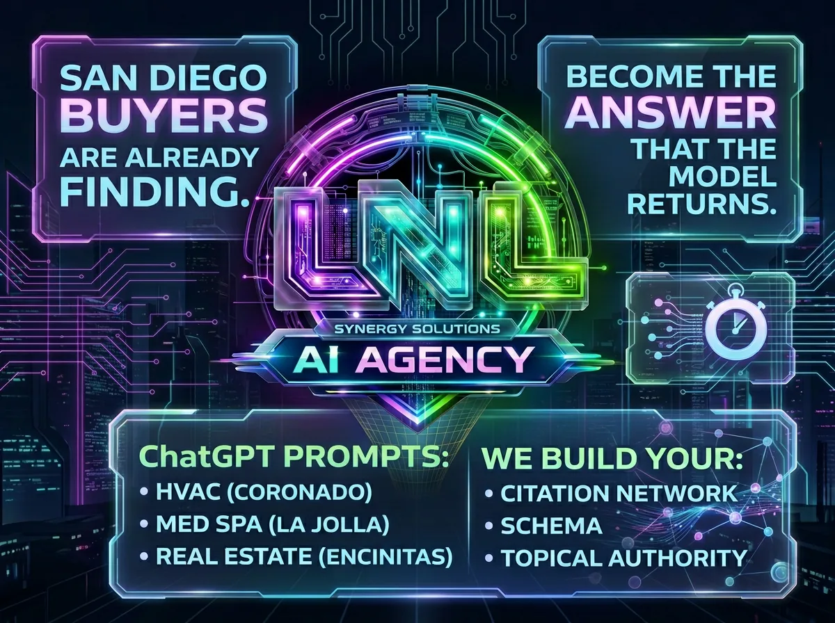 AI SEO and AEO for San Diego businesses — visibility in ChatGPT, Perplexity, and Google AI Overviews