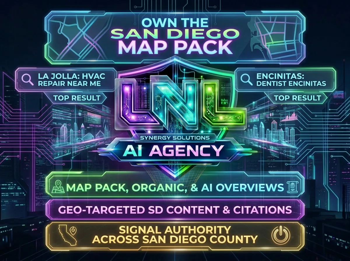 AI local SEO for San Diego — Google Map Pack dominance across La Jolla, Coronado, and North Park