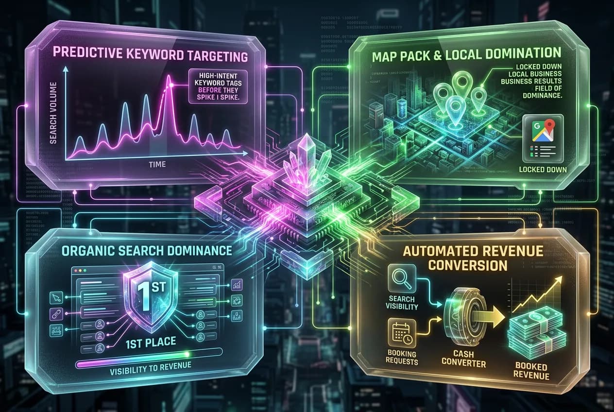 Own every search result your buyers actually use