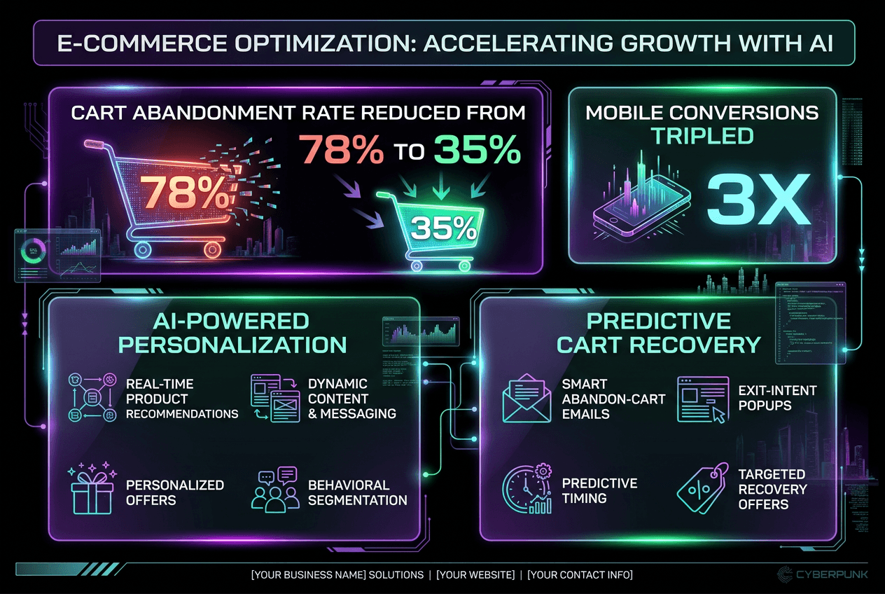 Summit Roast Coffee: cart abandonment halved — 215% revenue in 6 months