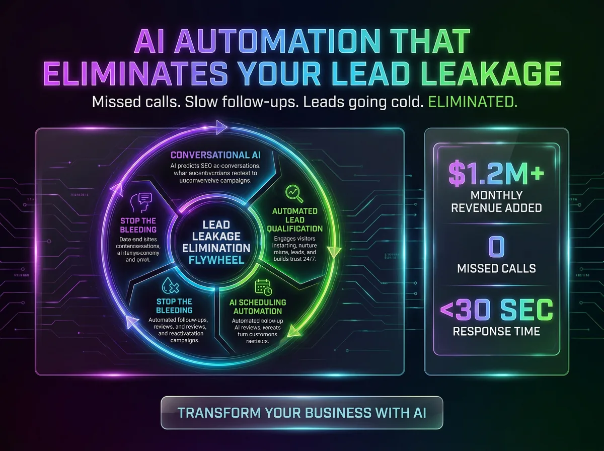 AI automation that eliminates your lead leakage