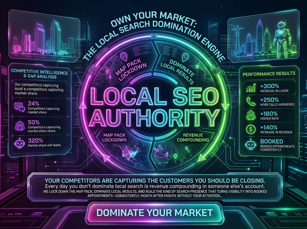 Local SEO that owns your market