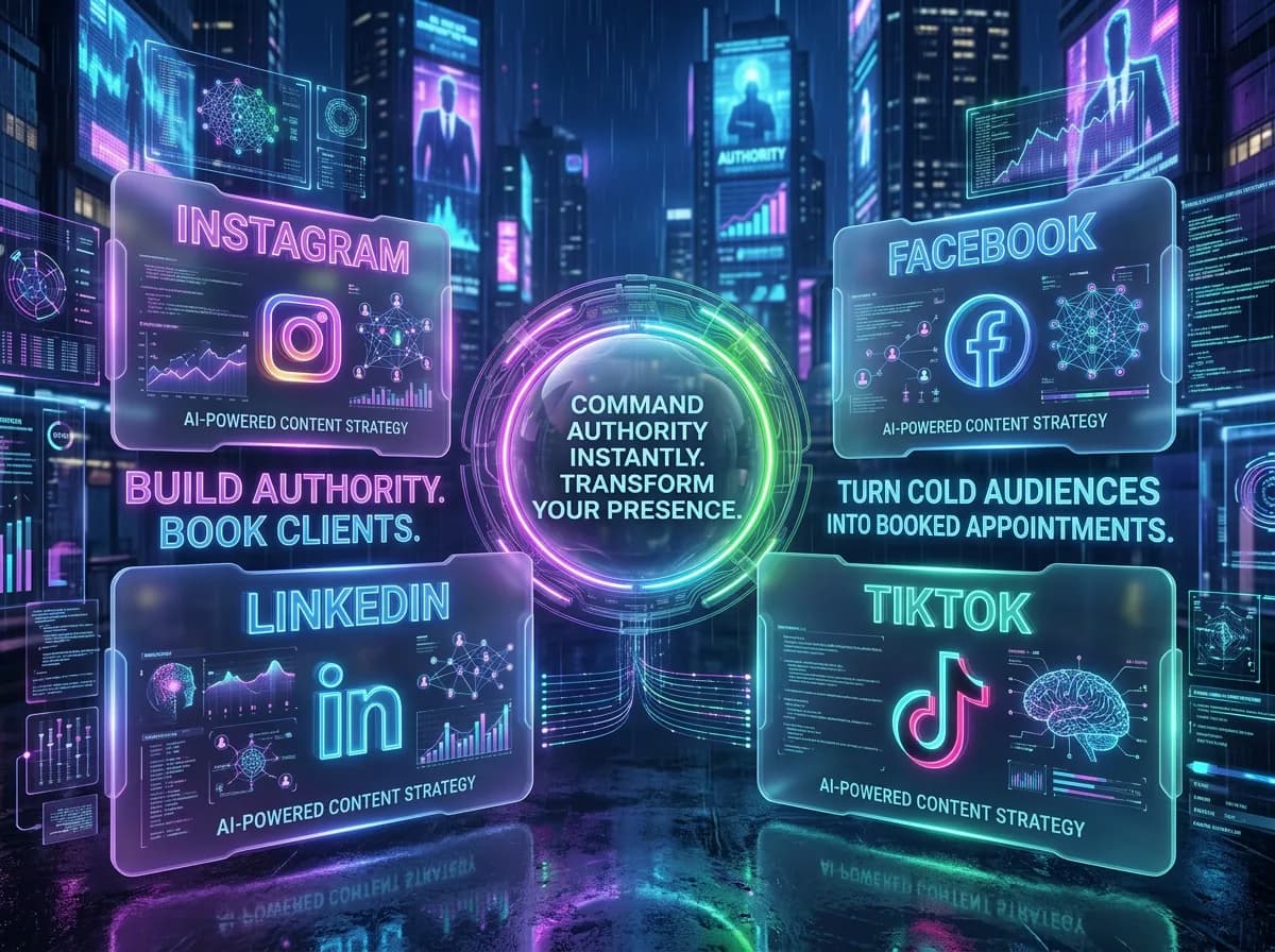 Social media that builds authority and books clients